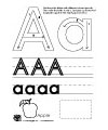 Buchstabe A schreiben