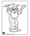 Zauberer Ausmalbild