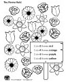 Blumengarten Arbeitsblatt