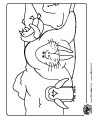 Pinguin Ausmalbild