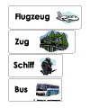 Reisen – Wörterkarten