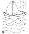 Schiff Ausmalbild