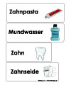 Gesunde Zähne Wörterkarten
