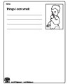 Meine fünf Sinne -Arbeitsblatt
