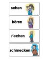 Meine fünf Sinne – Wörterkarten