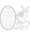 Osterhase Ausmalbild