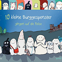 10 kleine Burggespenster gingen auf die Reise - Halloween Bilderbuch 10 kleine Burggespenster gingen auf die Reise - Halloween Bilderbuch