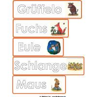 Die Geschichte vom Grüffelo – Schreibübung