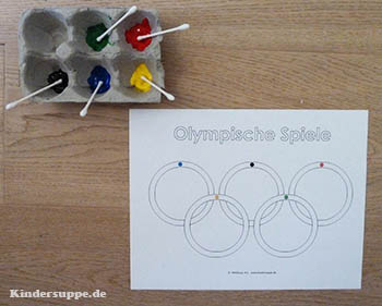 Olympische Spiele Basteln und Lernen für Kinder Olympische Spiele Basteln und Lernen für Kinder
