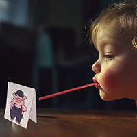 Puste das kleine Schweinchen! Aktivitat