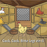 Gack, Gack, Bitte Legt ein Ei - Buch und Geschichte fur Kinder