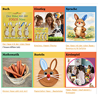 Hoppel, Hase, Hoppel - Wochenplan
