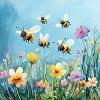 Fünf fleißige Bienchen - Fingerspiel Fünf fleißige Bienchen - Fingerspiel