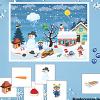 Winter Wimmelbild fur Kinder