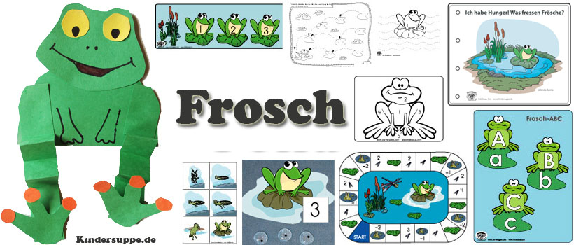 Projekt Frosch und Teich Kindergarten und KiTa Ideen