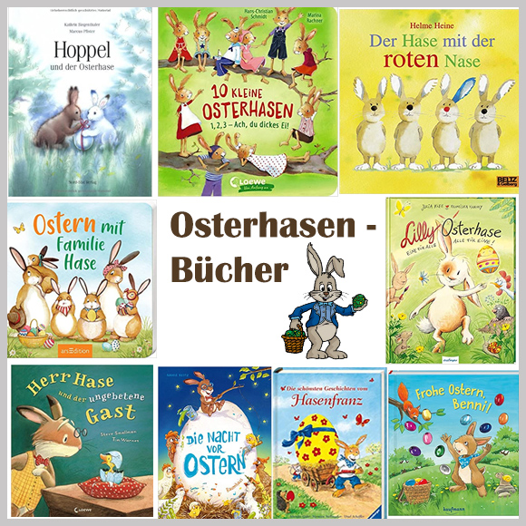 Osterhase -Bücher und Gedichte für Kinder