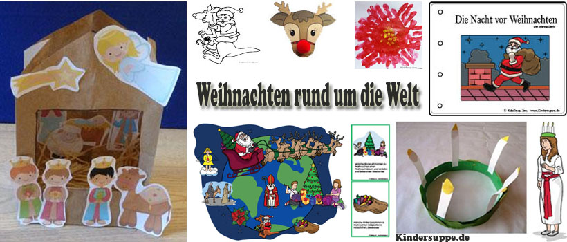 Weihnachten rund um die Welt - Ideen für Kindergarten und Kita