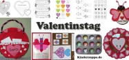 Valentinstag Ideen für Kindergarten und Kita