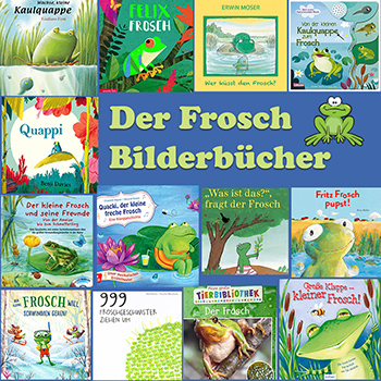 Frosch-Bilderbücher für Kinder