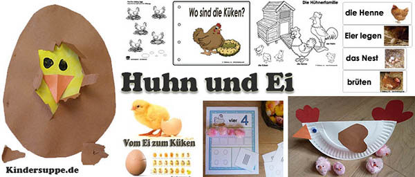 Huhn und Ei Ideen fur Kindergarten und Kita