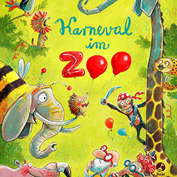 Karneval im Zoo Bilderbuch fur Kinder