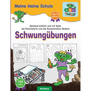 Schwungübungen - Übungsheft für Kinder