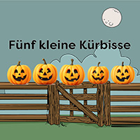 Fünf kleine Kürbisse - Twiggle Book