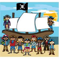 10 kleine Piraten – Zählreim