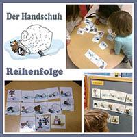 Der Handschuh – Geschichte nacherzählen - Reihenfolge