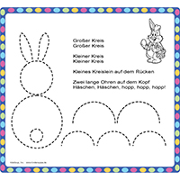 Hasenreim - Grafomotorische Übung