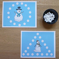 Es schneit! Schneeformen und Feinmotorik