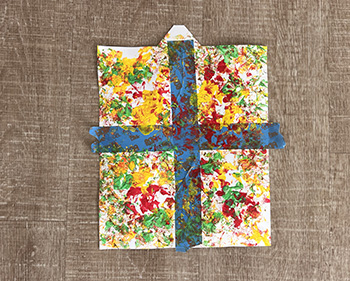 Schleifen-Druckkunst - gestalten mit Kinder