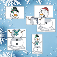 Wir bauen einen Schneemann - Spiel fur Kindergarten und Vorschule
