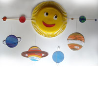 Weltraum Basteln Kindergarten | dansenfeesten