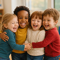 Rein in den Fäustling - Bewegungsreim 