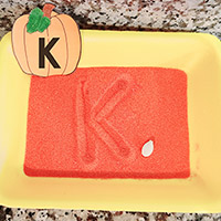 Buchstabe K – Kürbis schreiben