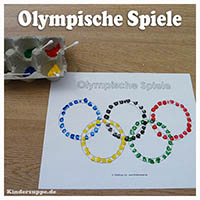 Olympische spiele kindergarten