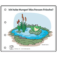 Kinder-Bilderbuch "Ich habe Hunger! Was fressen Frösche?"