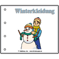 Winterkleidung hält mich warm – Leseanfängerbuch