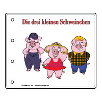 Das Buch „Die drei kleinen Schweinchen“