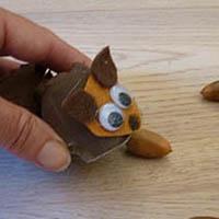 Eichhörnchen-Eichel - Feinmotorik-Spiel fur Kinder Eichhörnchen-Eichel - Feinmotorik-Spiel fur Kinder