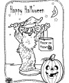Halloween Ausmalbild