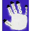 Schneemann Handprintbild