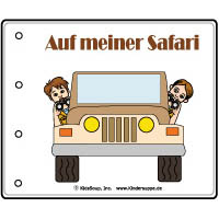 Auf meiner Safari Leseanfängerbuch