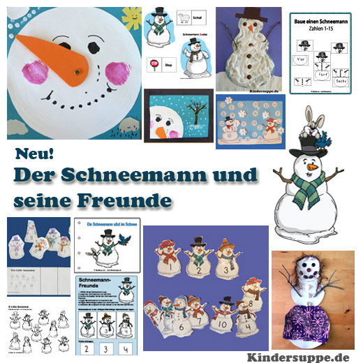 Projekt Winter Kindergarten und Kita Basteln und Spiel-Ideen