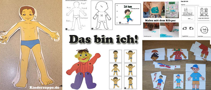 Projekt Das Bin Ich Und Mein Koerper Kindergarten Und Kita Ideen