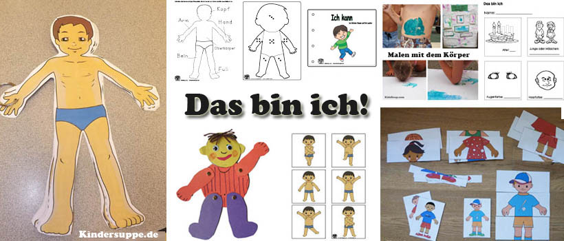 Projekt Das bin ich und mein Körper Ideen fur Kindergarten und Kita