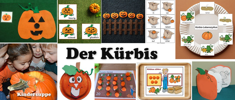 Der Kürbis Ideen fur Kindergarten und Vorschule