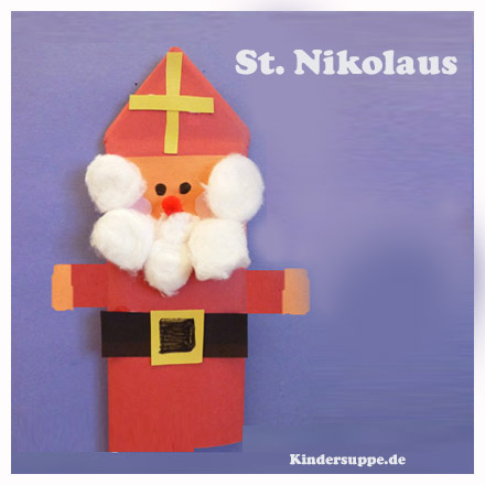 St. Nikolaus Basteln, Lieder und Reime für Kinder