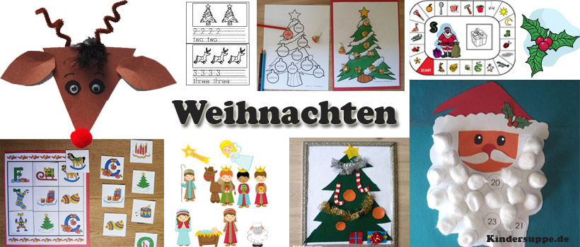 Weihnachten Ideen und Spiele Kindergarten und Kita